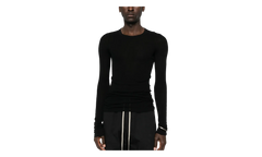Ribbed Long-Sleeve T-Shirt "Black" RU01F2250 RC 09