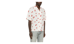 Dice Bowling Shirt "Alabaster Red Black" AMSTCA1093 271