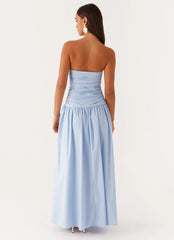 Carmel Maxi Dress - Blue