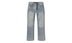 Embossed Denim Pants "Blue" 10031707