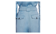 WIDE-LEG TAILORED TROUSERS "SKY BLUE" RW TR0003 5924 E24 165