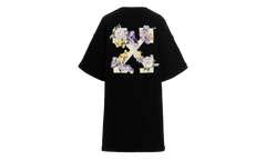 Flower Arrow Snap Tee Sweater Dress WMNS "Black" OWDB335F22JER0014084