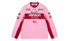 Vanson Leathers® L/S Top "SS26 - Pink" SU27019