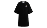 Flower Arrow Snap Tee Sweater Dress WMNS "Black" OWDB335F22JER0014084