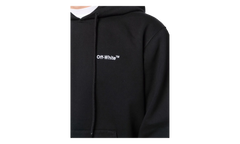 Helvetica Slim Hoodie "Black" OMBB097C99FLE0071001