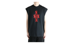 Sin Sleeveless T-Shirt "Black" ME76TR197B BLAC