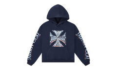 Chrome Motto Hoodie "Navy Wash" 10079168