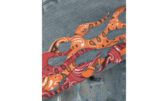 Bandana Flame Patch Jeans "Clay Indigo Multi" PS22MDS192 481