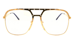 Axel 24KT Two-Tone "Yellow Gold / Clear" MPAX2 0002 28C4