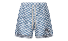 MA Checkered Shorts "Steel" AMBMSO1037 396