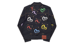 Palace x Evisu Logo Denim Jacket "Indigo Multi" p0130