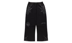 Rhinestone We Zip Sweatpants "Black" SP5der395