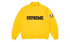 Shop Flag Half Zip Pullover "SS26 - Yellow - Paris" SU27018