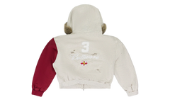 Buttivore Fur Lined Zip Hoodie "Oatmeal Melange" PI00006