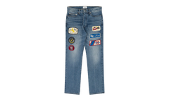Patch Denim Pants "Indigo" RHD-MJNS-0044