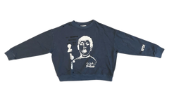 Yawning Kid Relaxed Pullover "French Terry - Overdye Navy" 261 MJP029P6 TERYNVY