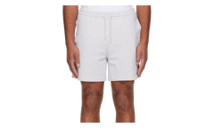 PVC Patch Grey Marle Jersey Sweatshorts "Grey" 252195M193024