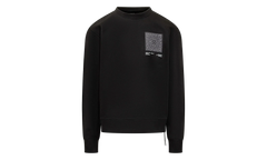 MA Bandana Silk Applique Logo Crewneck Sweatshirt "Black" AMJYCW1041