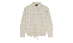 Pearl And Diamond Button-Down Shirt "Beige" BC25SSLS01 BEIG