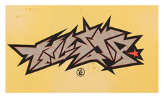 Crack Print Tee "Yellow" HSR205