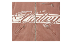 Cursive Trucker Jacket "Brown" VAL122