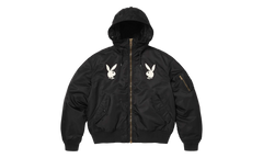 Playboy® Hooded MA-1 "SS26 - Black" SU27110