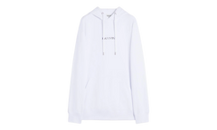 EMBROIDERED OVERSIZED HOODIE "OPTIC WHITE" RU HO0009 J110 P24 01