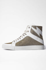 High Flash Sneakers - Silver