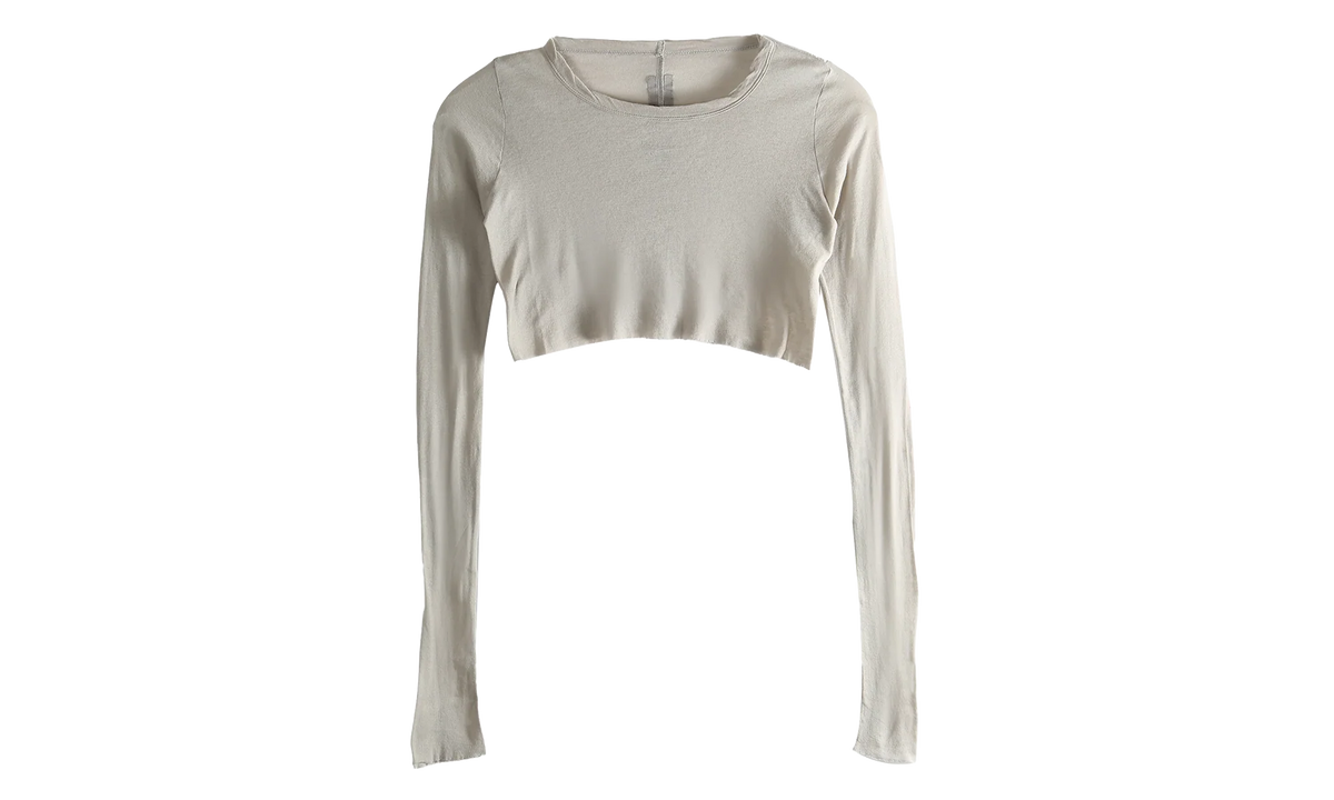 Long Sleeve Crop T-Shirt WMNS "Pearl" RP01F6220 MR 08