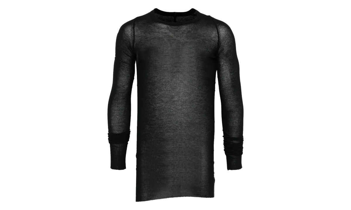Ribbed Long-Sleeve T-Shirt "Black" RU01F2250 RC 09