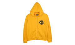 University Logo Zip Up Hooded Sweatshirt "Yellow" DT366