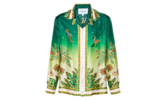 Cuban Collar Long-Sleeve Shirt "Joyaux D'Afrique" MS24 SH 006 01 JOYA