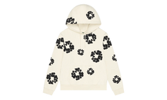 Black Cotton Wreath Hoodie "Oatmeal" DT353