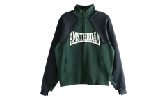 Patched Zip-Up "Emerald Green/Navy" UH76ZU760EN EMER
