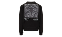 MA Bandana Silk Applique Logo Crewneck Sweatshirt "Black" AMJYCW1041