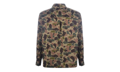 Camo Track Shirt "Military / White" PMGA104F21FAB0055601
