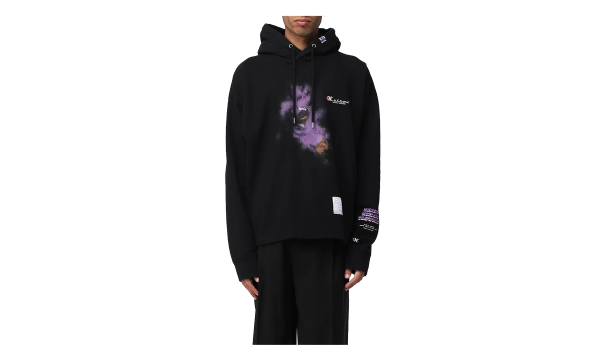Face Logo Hooded Sweatshirt "Champion - Black" A10HD722 BLACK