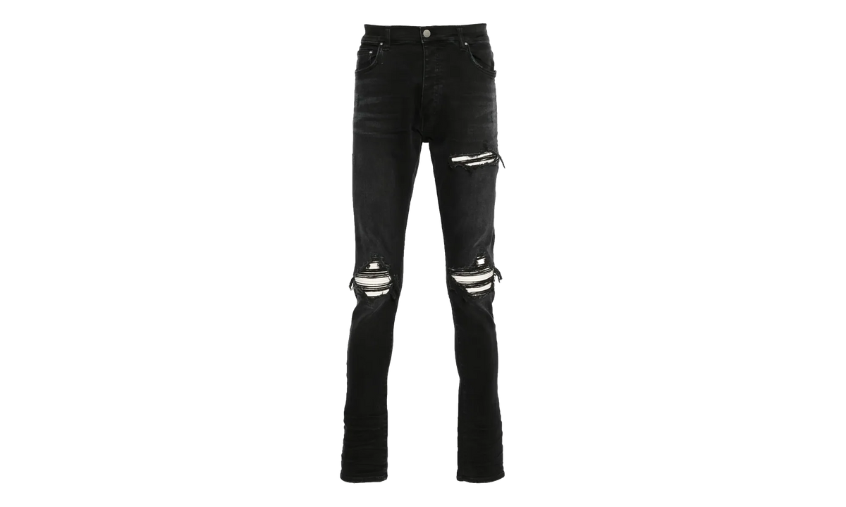 MX1 Ultra Suede Repair Jeans "Vintage Black White" MDNSY1055 097