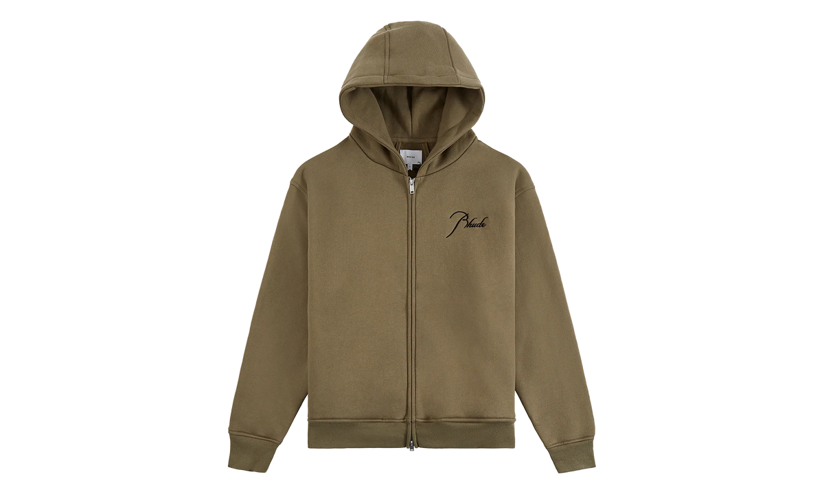 Classique Zip Up Hoodie "Moss Green / Black" RHPS26HO090126013