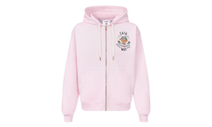 Casa Way Mascot Printed Full Zip Hoodie "Pink" M AW25 JTP 408 05