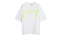 EMBROIDERED COTTON T-SHIRT "White" RM TS0017 J198 P23 01