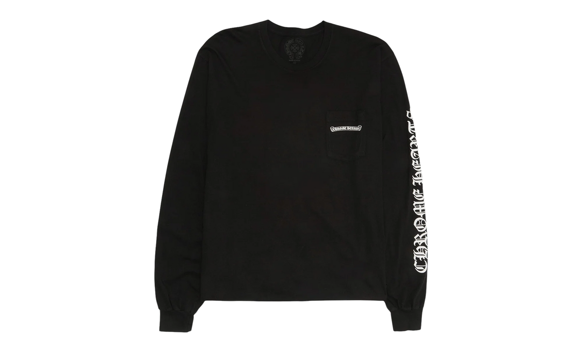 Scroll Logo Long Sleeve T-Shirt "Black / White" CHRM1127