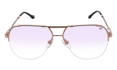 Blanco Half Rim 24KT Two-Tone "Rose / White Gold / Purple Gradient Photochromatic" HRBA2 0009 2D3