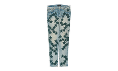 Leather Star Patch Jeans "Chemist - Clay Indigo Green" SS22MDS022 408
