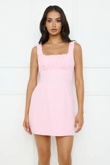 City Sleek Mini Dress Pink