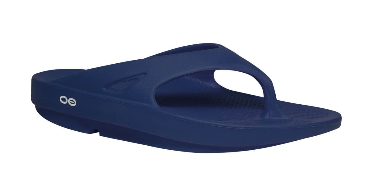 OOFOS Unisex OOriginal Thong Sandal - Navy
