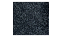 Embossed Monogram Long Wallet "Black/Gold" LVEMLWBG