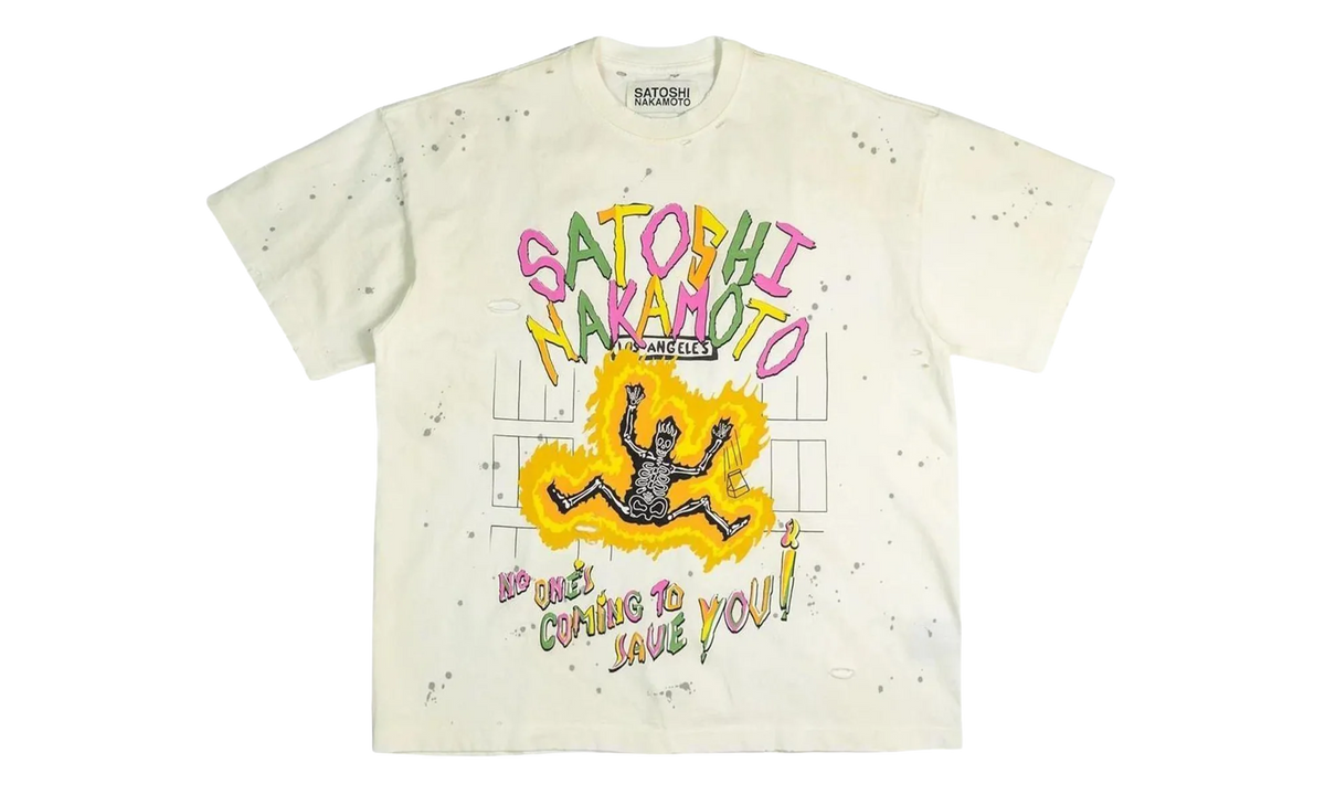 No Savior Tee "White" SAT009