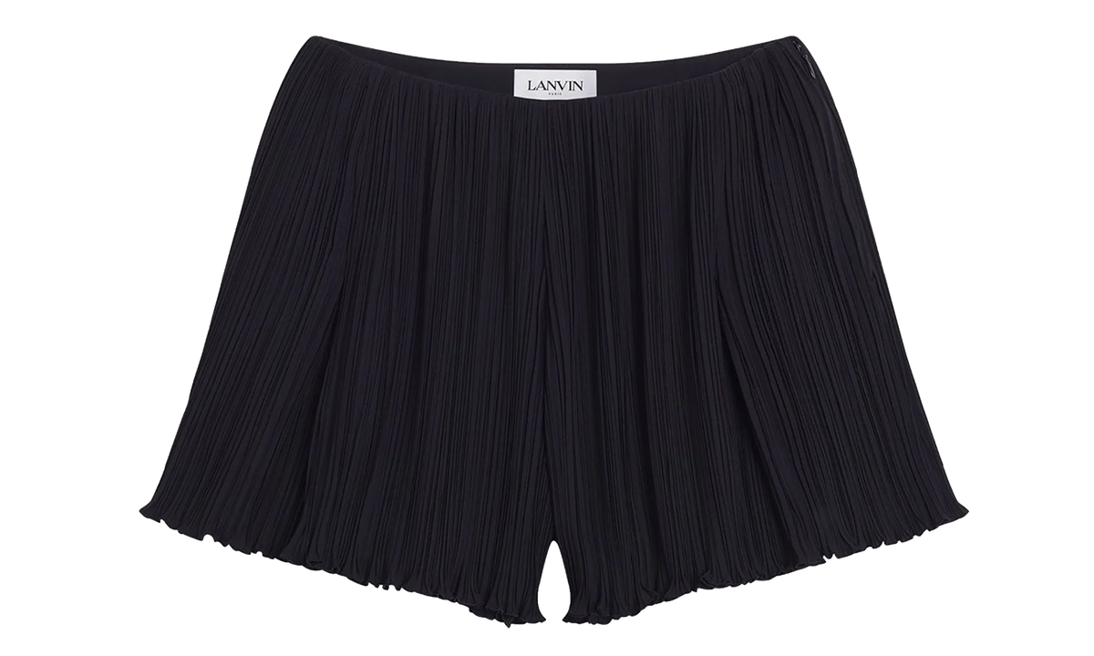 PLEATED SHORTS "Black" RW TR0007 5904 P24 10