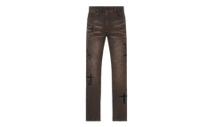 Bryant Skinny Jeans "Mocha Drift Cross Patch" MEXOD1214 J1205MCDCP